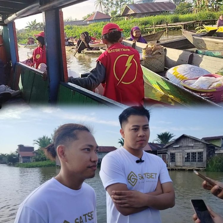 Kopi Satset Peduli Ikon Wisata Pasar Terapung, Berharap Tidak Hilang Di Telan Waktu