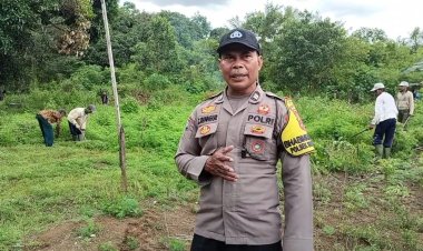 Dukungan Program Asta Cita Aiptu Zainuddin Dorong Warga Desa Binaan Untuk Bertanam Holtikultura