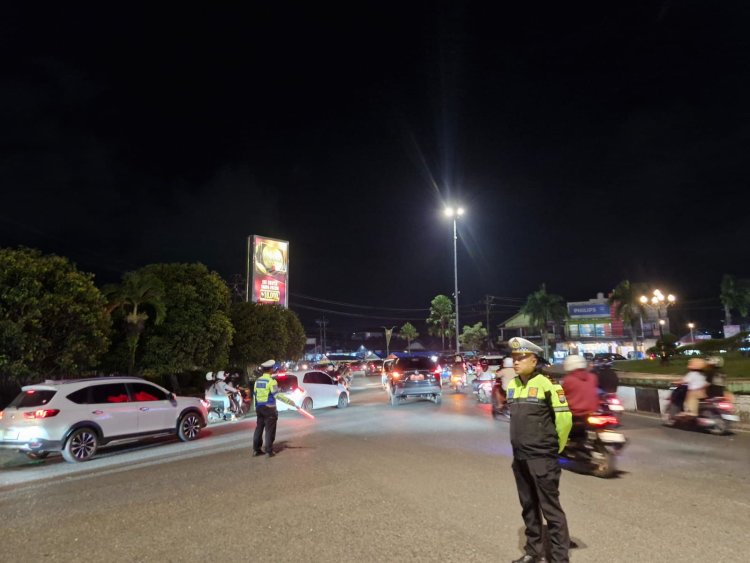 Ploting Rutin Satlantas Polres Banjarbaru Antisipasi Kemacetan Di Beberapa Titik