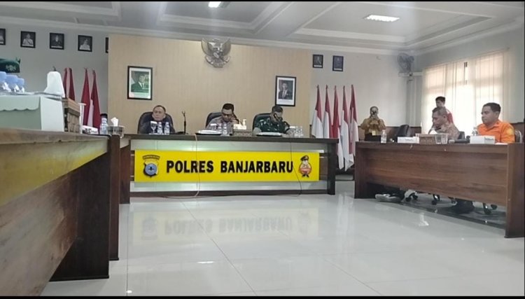 Rapat Persiapan Jelang Haul Ke-20 Abah Guru Sekumpul,Polres Banjarbaru Siap Antisipasi Peningkatan Jamaah