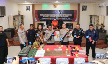 Satgas Ops Damai Cartenz-2025 Gagalkan Penyelundupan Senjata ke KKB di Puncak Jaya