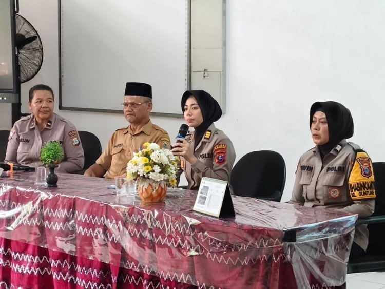 Polwan Banjarbaru Gaungkan "Rise and Speak" di SMAN 2: Ajak Pelajar Berani Bicara, Berani Bertindak