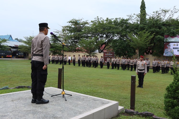 Haornas ke-42, Polres Banjarbaru Ajak Jaga Semangat Persatuan Lewat Olahraga