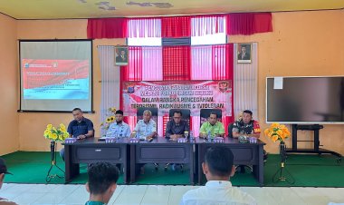 Diperkuat untuk Tangkal Paham Radikal dan Intoleran Aparatur Desa Sebuku Bersinergi Bersama Polda Kalsel