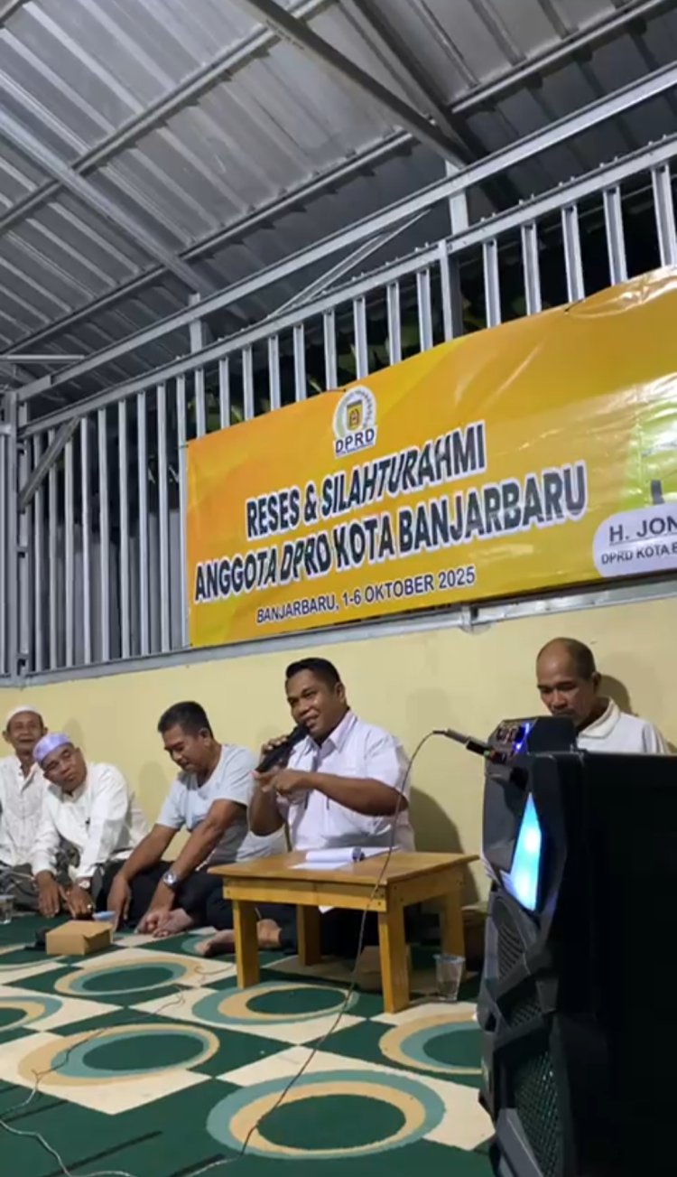Jhon Robert Serap Aspirasi Warga Guntung Paikat, Langsung Tindaklanjuti Usulan Drainase dan Fasilitas Lingkungan