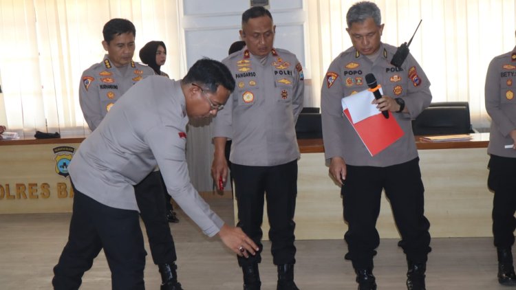 Wakapolda Kalsel Tinjau Kesiapan Polres Balangan Hadapi Potensi Gangguan Keamanan