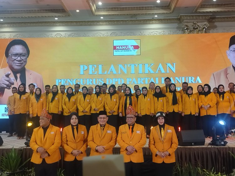 Oesman Sapta Resmikan Pengurus Hanura Kalsel, Dorong Kemandirian Daerah dan Politik Sehat