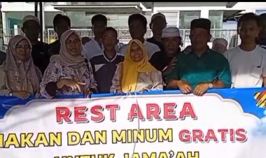 GEPPAK Dirikan Rest Area Dan Bagikan Ribuan Konsumsi untuk Jamaah 5 Rajab