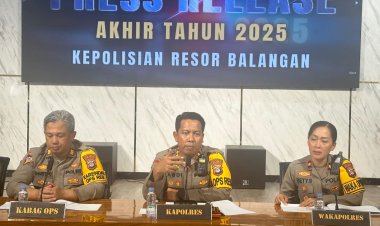 Polres Balangan Ungkap 189 Kasus Kejahatan Sepanjang 2025, Curanmor Paling Marak