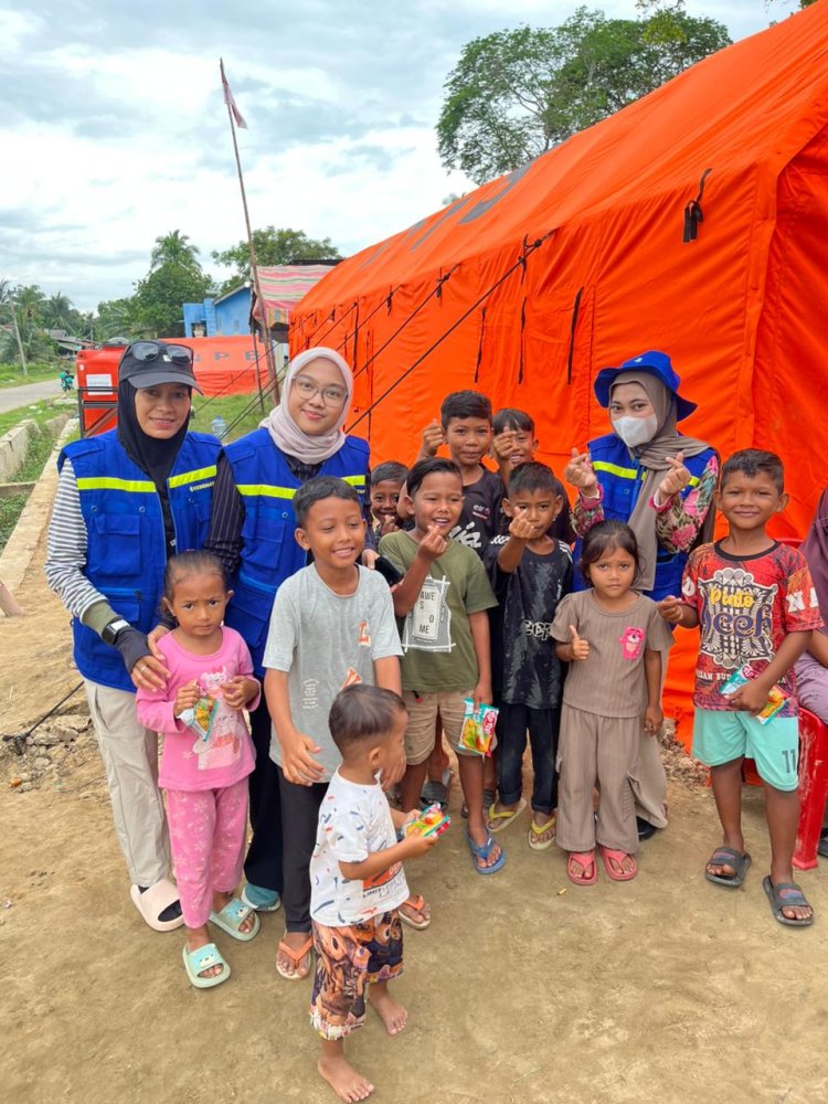 Pahrina Relawan Bhayangkari Kalsel Ungkap Perjuangan Menembus Lokasi Banjir Bandang Aceh