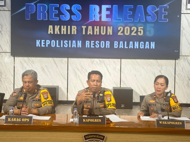 Polres Balangan Ungkap 189 Kasus Kejahatan Sepanjang 2025, Curanmor Paling Marak