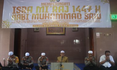 Isra Mi’raj 1447 H, Polres Balangan Teguhkan Nilai Moral dan Spiritual Personel