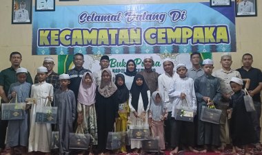 Polsek Cempaka dan Bhayangkari Berbuka Puasa Bersama Anak Yatim, Perkuat Silaturahmi di Bulan Ramadan