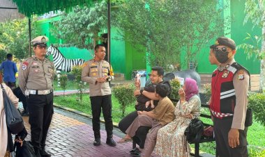 POLSEK CEMPAKA AMANKAN EMPAT OBJEK WISATA, IPDA M.  BUSTAN PASTIKAN LIBUR LEBARAN AMAN DAN KONDUSIF