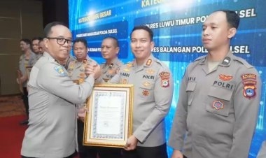 Hasil Terbaik Polres Balangan Terima Penghargaan IKPA Sempurna 2025 Dari Kapolri