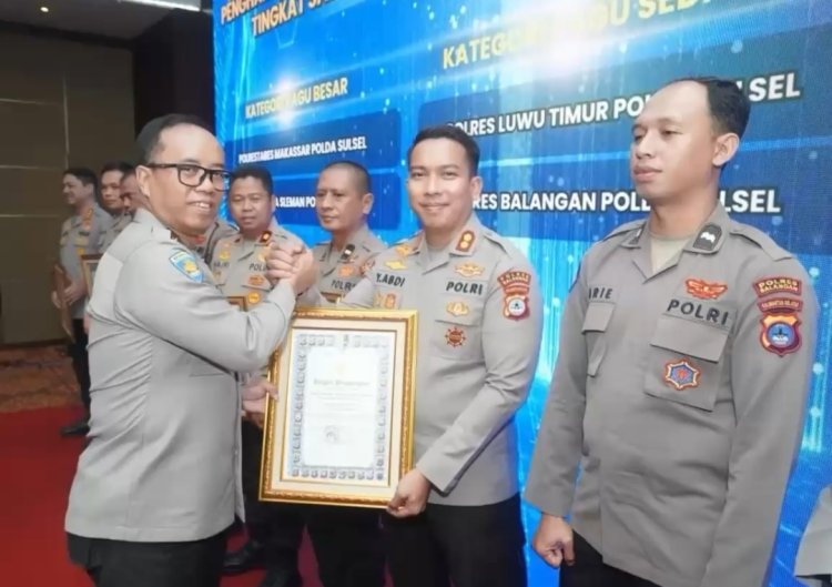 Hasil Terbaik Polres Balangan Terima Penghargaan IKPA Sempurna 2025 Dari Kapolri